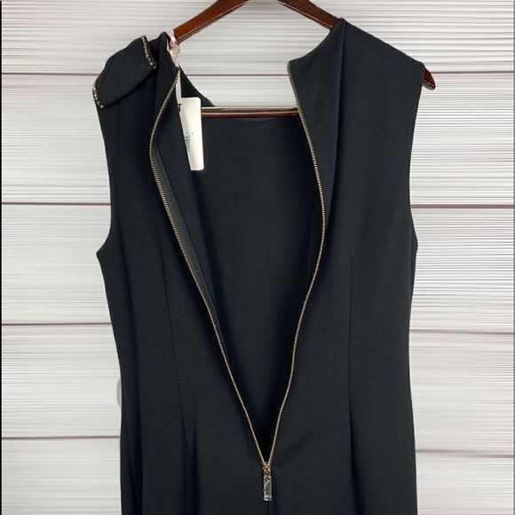 NWT Ted Baker Lenta Embellished Bow Layered Dress Black Light Pink - Picture 9 of 12